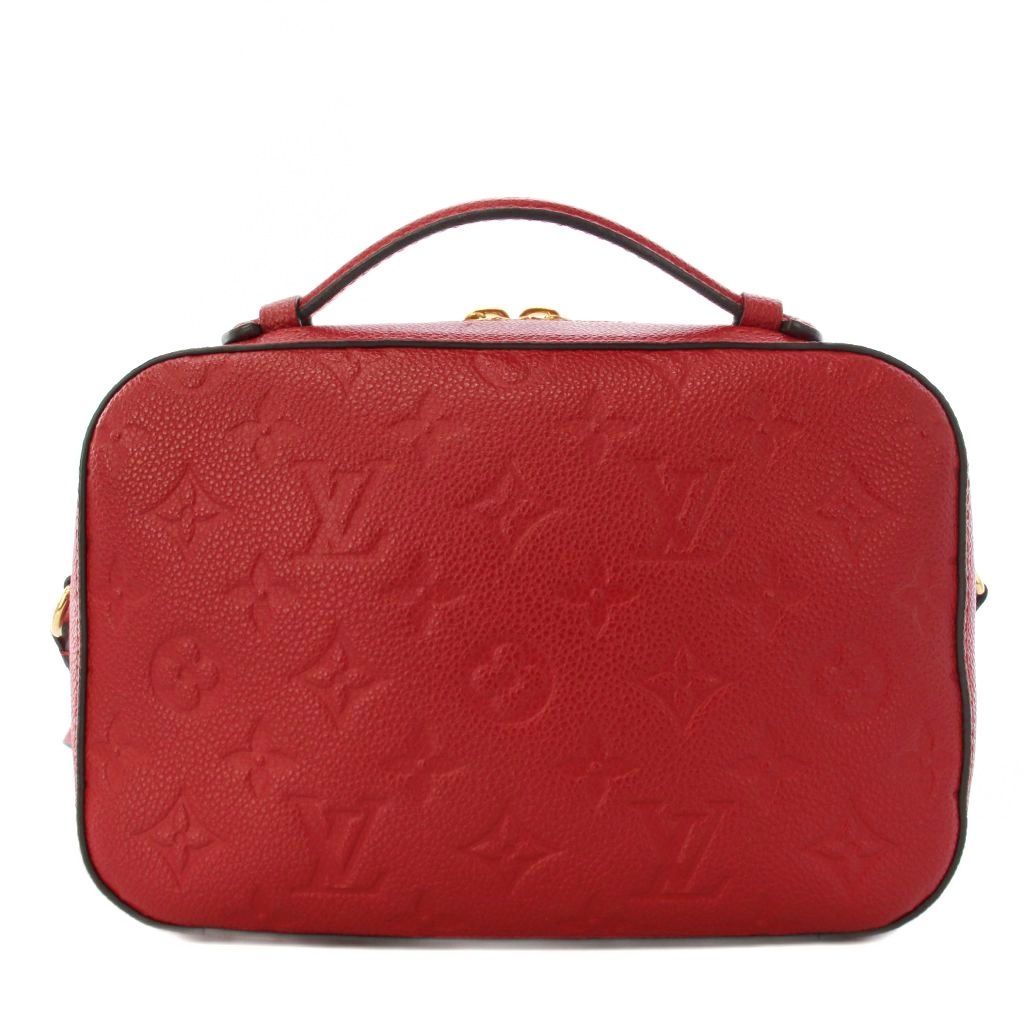 Louis Vuitton Monogram Empreinte Saintonge Shoulder Bag Scarlet — view 3