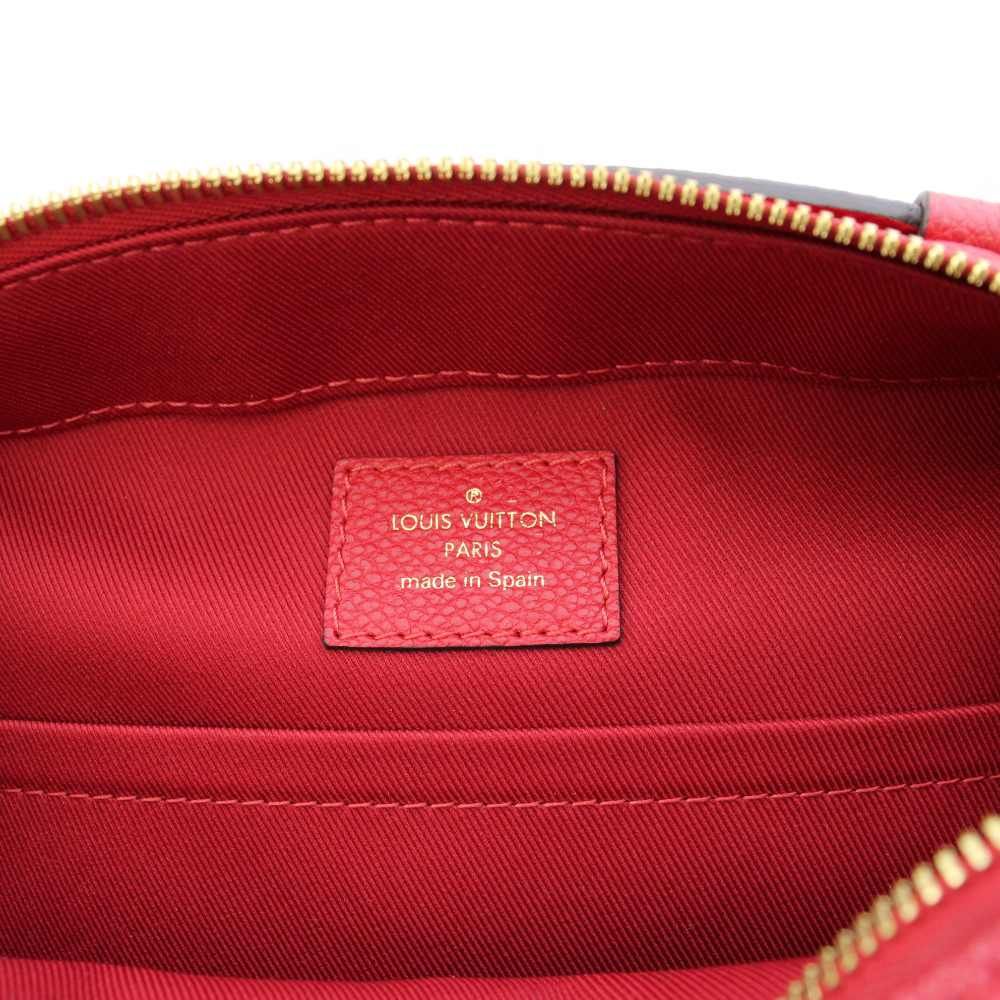 Louis Vuitton Monogram Empreinte Saintonge Shoulder Bag Scarlet — view 8