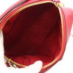 Louis Vuitton Monogram Empreinte Saintonge Shoulder Bag Scarlet — view 5