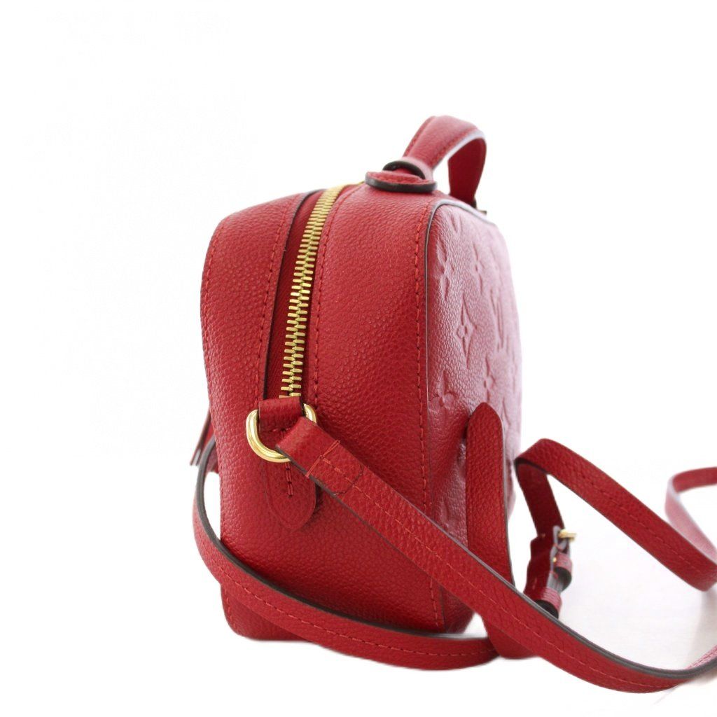 Louis Vuitton Monogram Empreinte Saintonge Shoulder Bag Scarlet — view 2