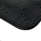 Gucci Coin Purse Guccissima Line Black with Key Ring Leather — view 7