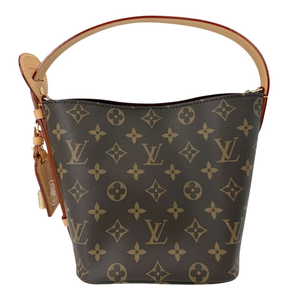 Louis Vuitton 2-Way All in BB Shoulder Bag Crossbody Monogram Canvas Brown Gold — view 2