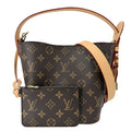 Louis Vuitton 2-Way All in BB Shoulder Bag Crossbody Monogram Canvas Brown Gold