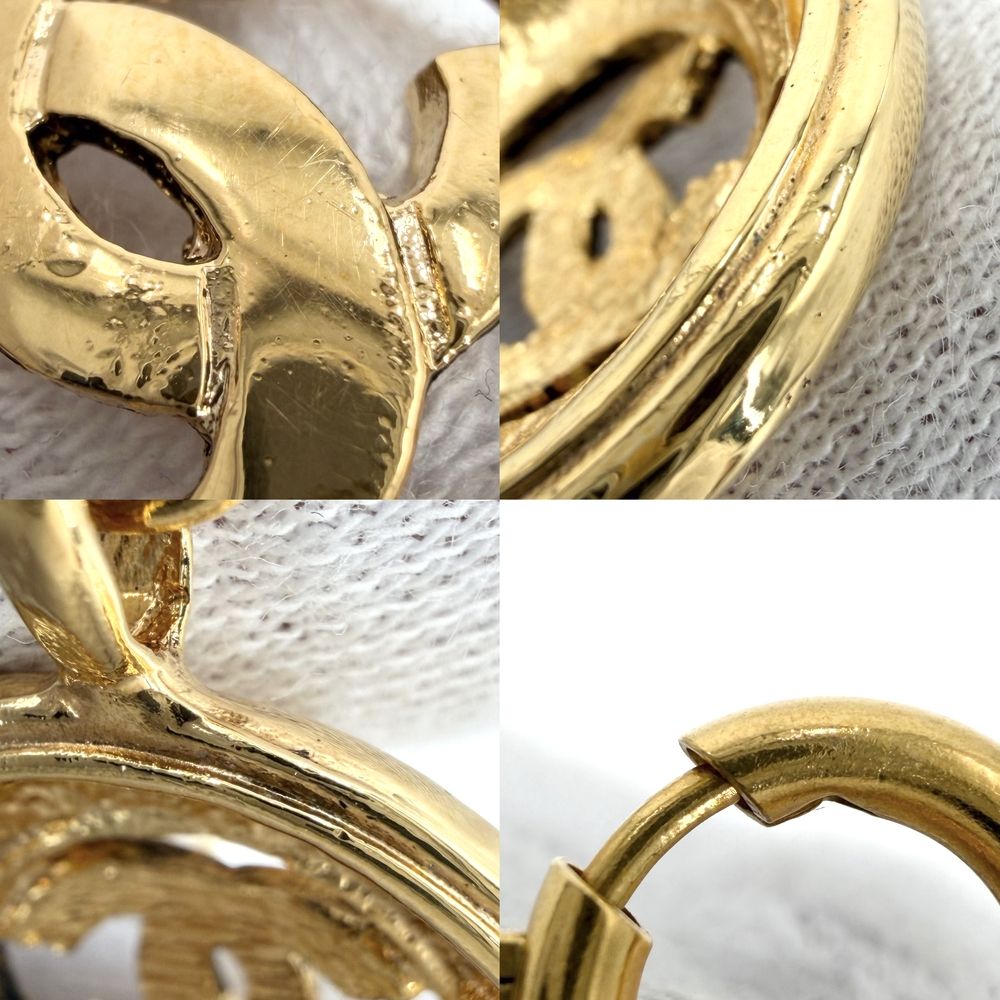 Chanel Necklace Round CC Logo Vintage — view 6