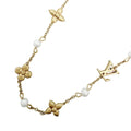 Louis Vuitton Necklace Monogram Flower Adjustable