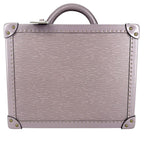 Louis Vuitton Trunk Cotteville 35 Epi Leather Purple Gold