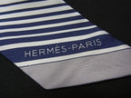 Hermes Ex-Libris Ex-Twilly Silk Ribbon Scarf White Multicolor — view 3