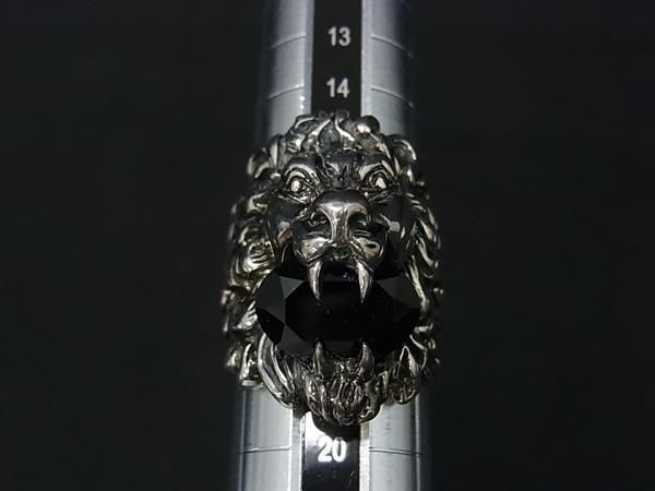 Gucci Lion Head Silver Ring — view 3