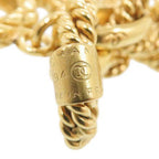 Chanel CC Logo Sun Motif Gold Plated Bracelet — view 6