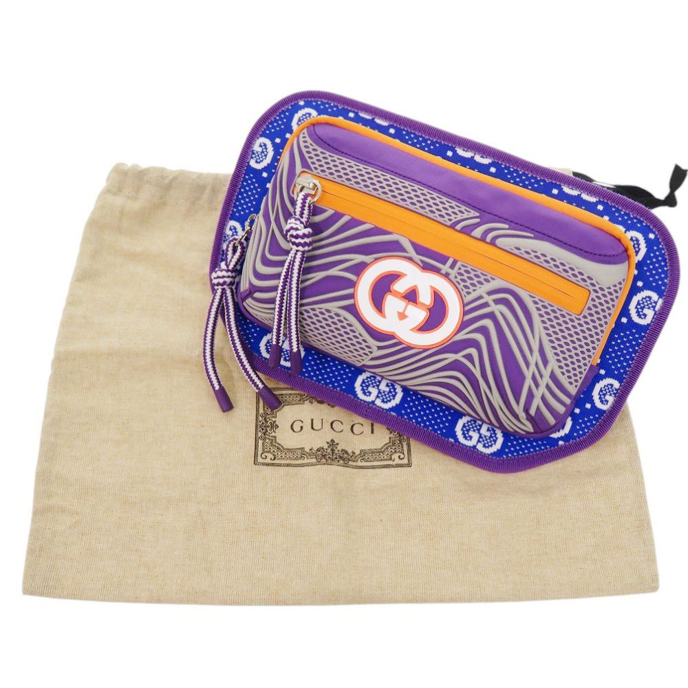 Gucci GG Nylon Rubber Multicolor Waist Bag — view 2