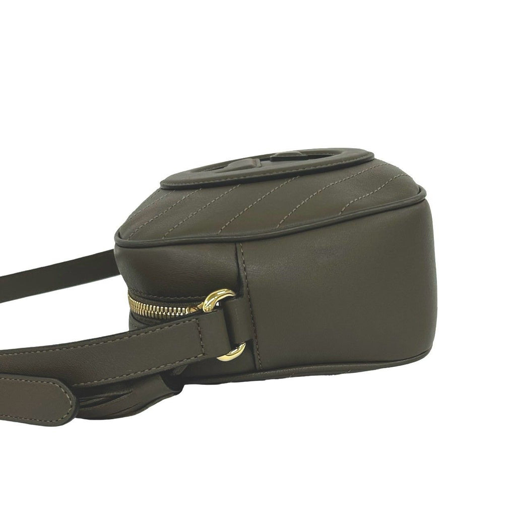 Gucci Blondie Interlocking G Tassel Leather Shoulder Bag Pochette Brown — view 5