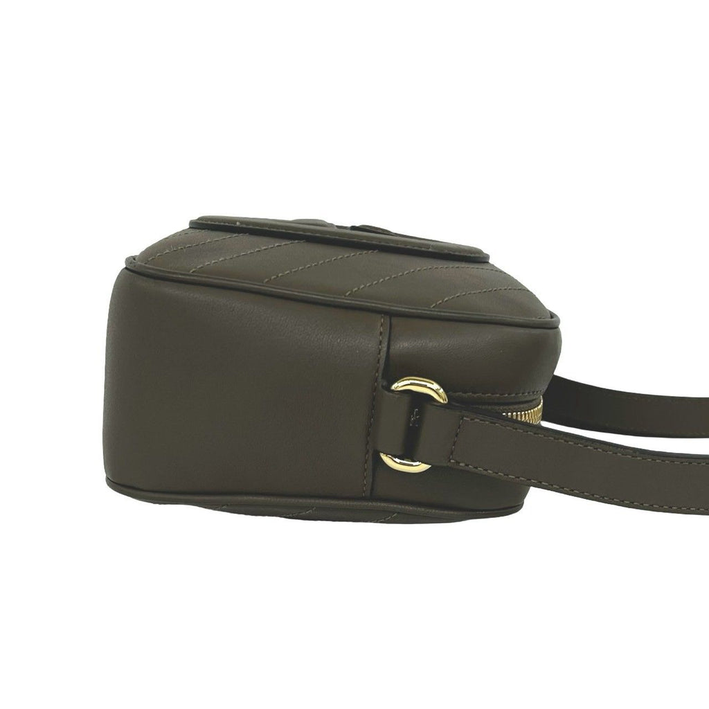 Gucci Blondie Interlocking G Tassel Leather Shoulder Bag Pochette Brown — view 6