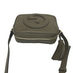 Gucci Blondie Interlocking G Tassel Leather Shoulder Bag Pochette Brown — view 4