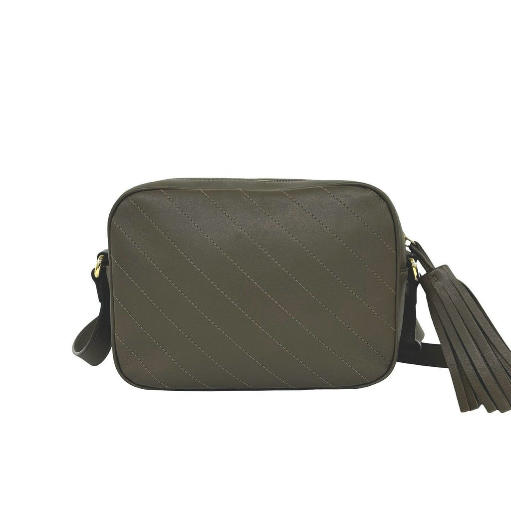 Gucci Blondie Interlocking G Tassel Leather Shoulder Bag Pochette Brown — view 3