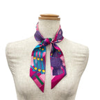 Hermes Twilly Scarf Silk Multicolor — view 3