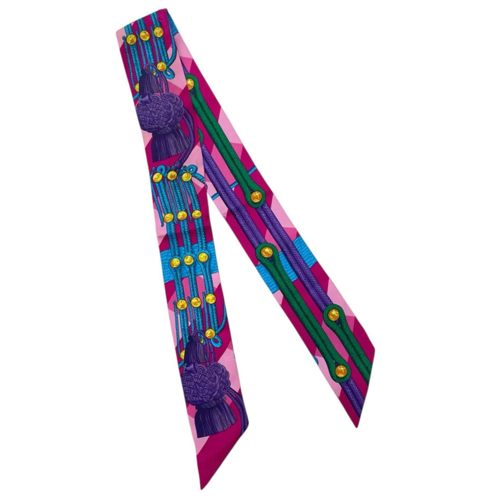 Hermes Twilly Scarf Silk Multicolor — view 2