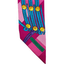 Hermes Twilly Scarf Silk Multicolor — view 4