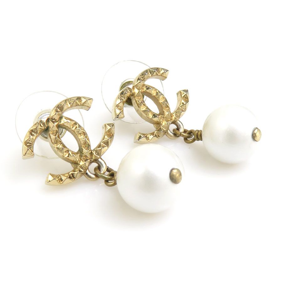 Chanel Earrings Gold — view 4