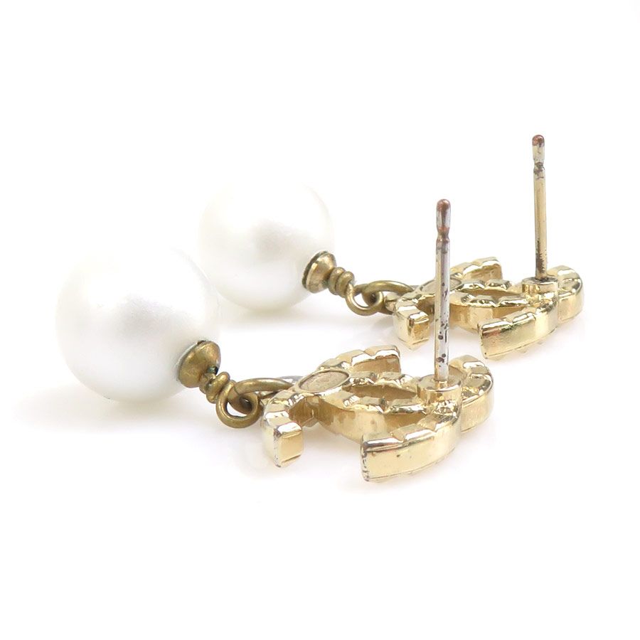 Chanel Earrings Gold — view 8