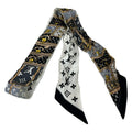 Louis Vuitton Scarf Bandeau BB Let's Go Noir Silk