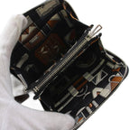 Hermes Azap Compact Silk'in Coin Purse Zip Around Black Stamp — view 4