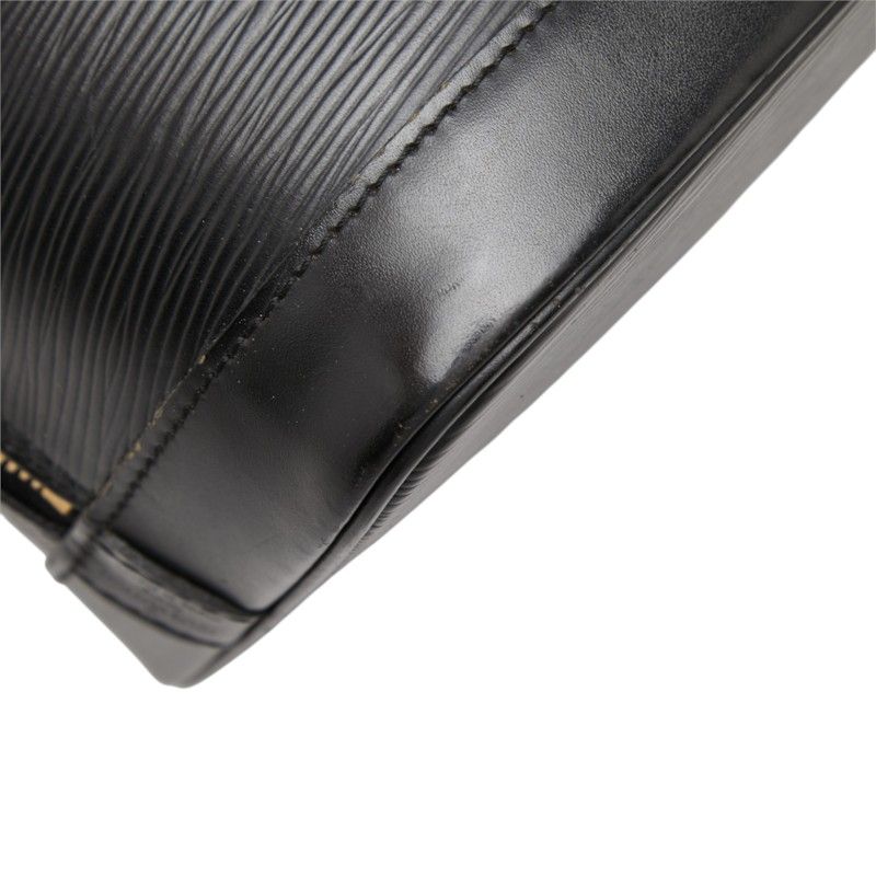 Louis Vuitton Epi Alma Handbag Noir Black Leather — view 7