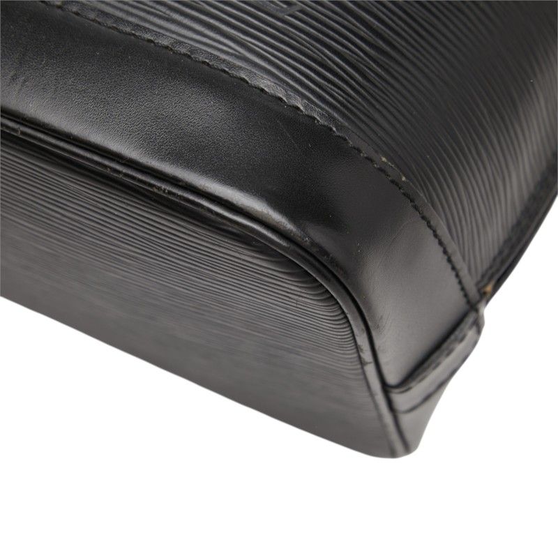 Louis Vuitton Epi Alma Handbag Noir Black Leather — view 6
