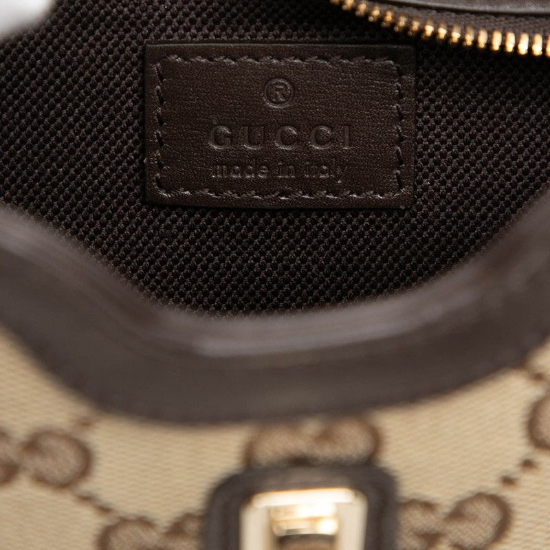 Gucci GG Canvas Moonside Handbag Beige Brown — view 5