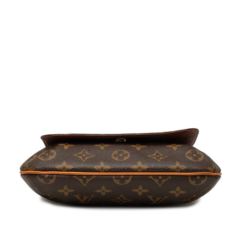 Louis Vuitton Monogram Musette Salsa Short Shoulder Bag Brown Leather — view 3