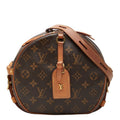 Louis Vuitton Monogram Boite Chapeau Souple Crossbody Shoulder Bag Brown Leather