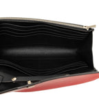 Celine Pocket Large Flap Crossbody Chain Shoulder Bag Red Black White Leather — view 4