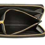 Louis Vuitton Monogram Empreinte Zippy Wallet Zip Around Noir Leather — view 5