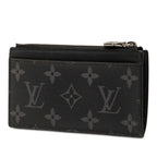 Louis Vuitton Monogram Eclipse Reverse Coin Card Holder Case Purse Fragment — view 2