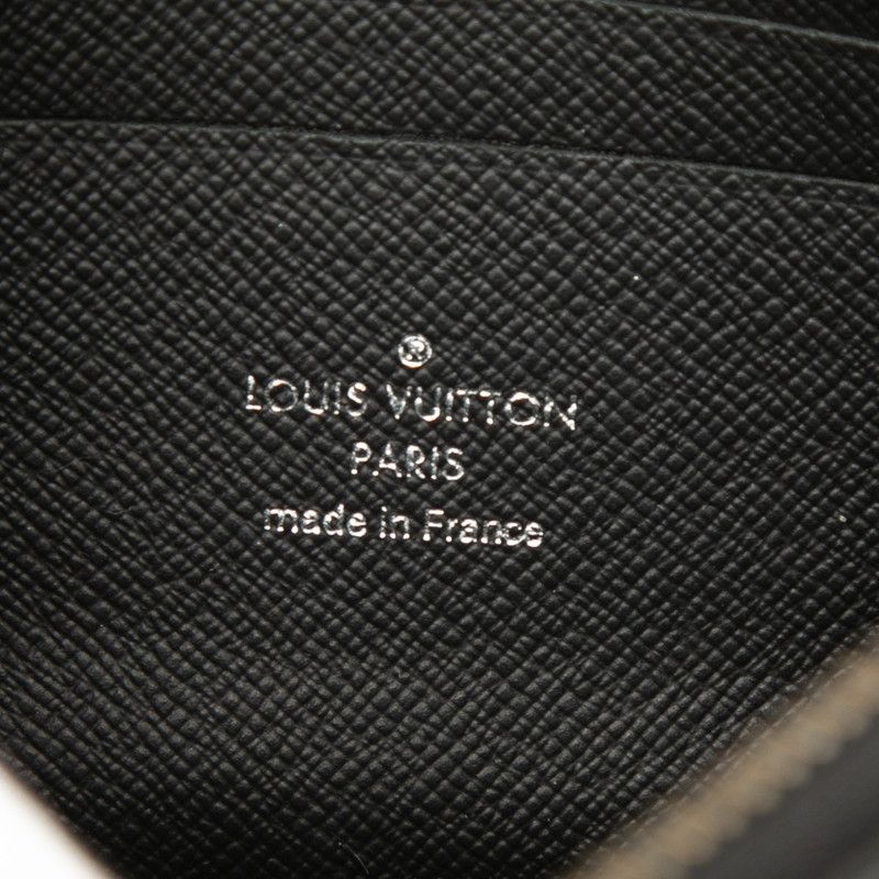 Louis Vuitton Monogram Eclipse Pochette Discovery PM Clutch Pouch Black Leather — view 5