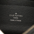 Louis Vuitton Monogram Eclipse Pochette Discovery PM Clutch Pouch Black Leather — view 5