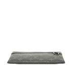 Louis Vuitton Monogram Eclipse Pochette Discovery PM Clutch Pouch Black Leather — view 3