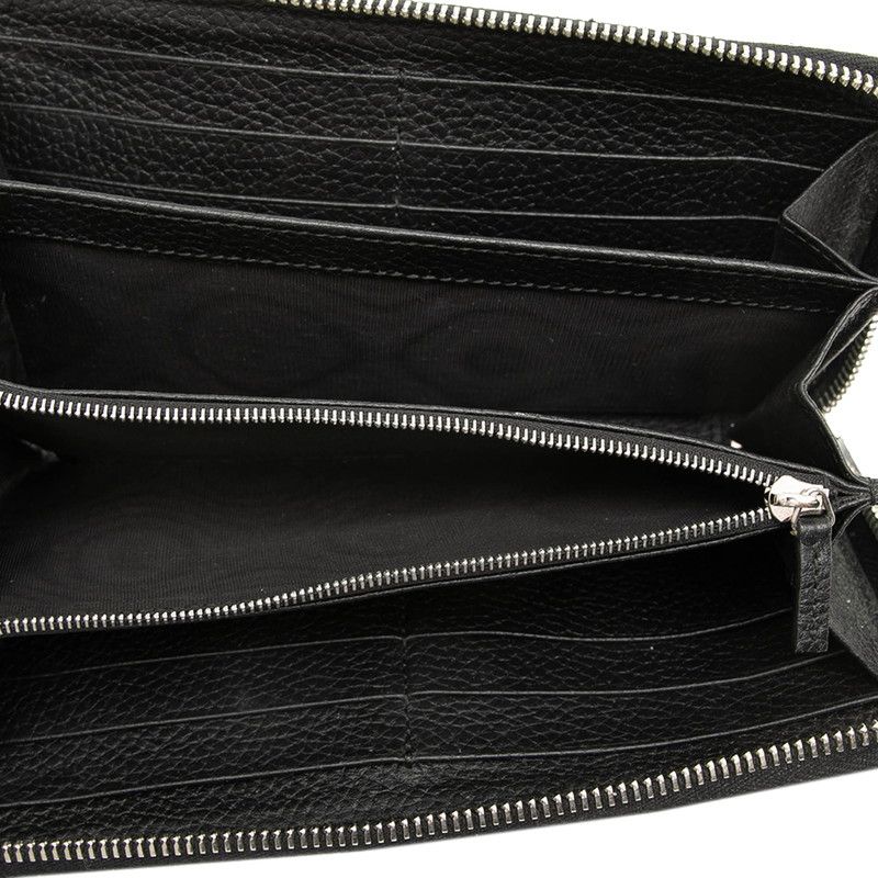 Gucci Zip Around Wallet Black Leather — view 4