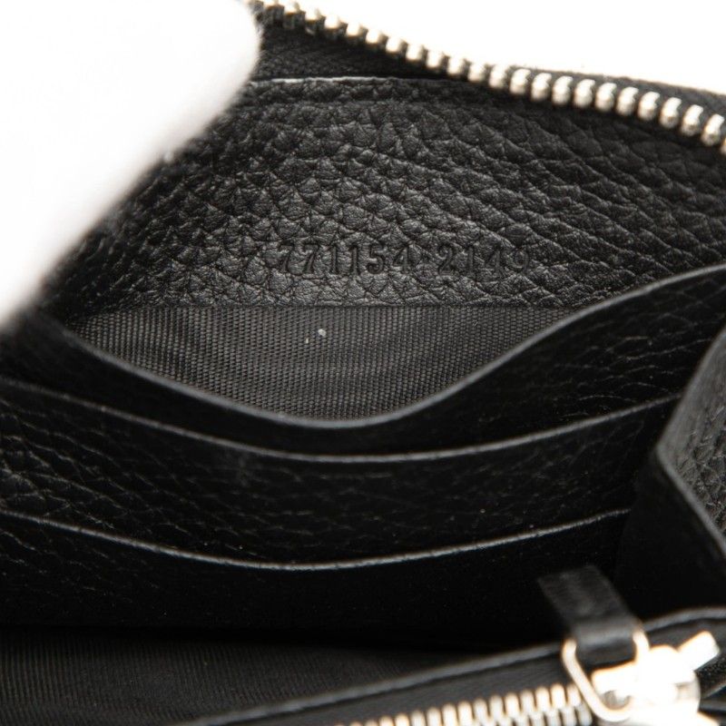 Gucci Zip Around Wallet Black Leather — view 6