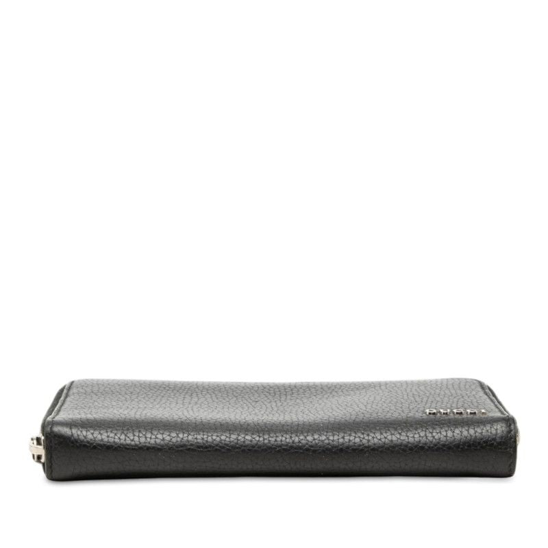 Gucci Zip Around Wallet Black Leather — view 3