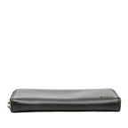 Gucci Zip Around Wallet Black Leather — view 3