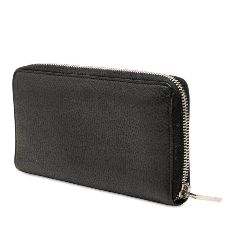 Gucci Zip Around Wallet Black Leather — view 2