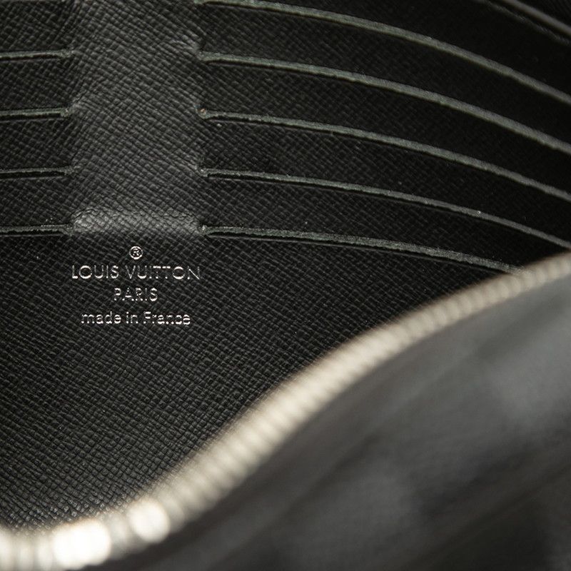 Louis Vuitton Damier Graphite Pochette Kasai Clutch Black Leather — view 5