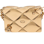 Chanel CC Logo Quilted Bag Motif Brooch 02P Gold Plated — view 3