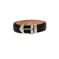 Louis Vuitton Taiga Ceinture Classic 90/36 Black Silver Leather Belt