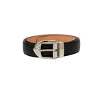 Louis Vuitton Taiga Ceinture Classic 90/36 Black Silver Leather Belt