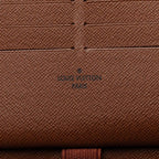 Louis Vuitton Monogram Zippy Organizer Wallet Brown Leather — view 7