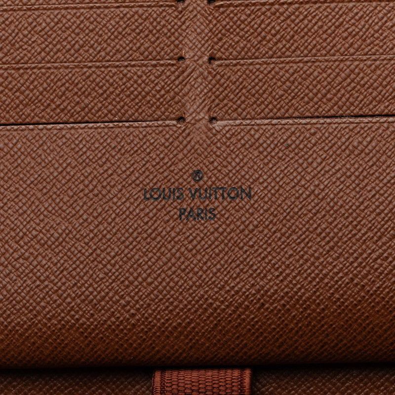Louis Vuitton Monogram Zippy Organizer Wallet Brown Leather — view 7