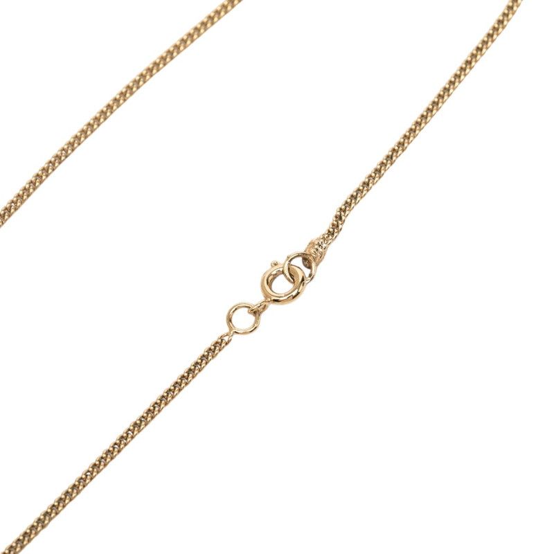 Chanel CC Logo No 5 Plate Chain Pendant 02P Gold Plated Rhinestone — view 4
