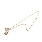 Chanel CC Logo No 5 Plate Chain Pendant 02P Gold Plated Rhinestone — view 3
