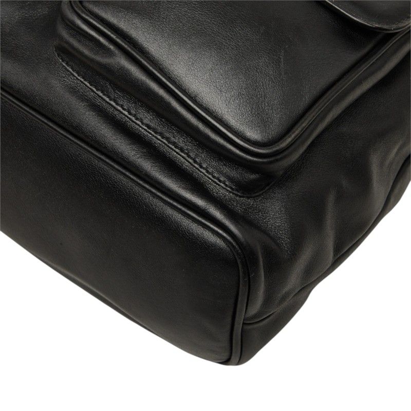 Gucci Bamboo Backpack Black Leather — view 4